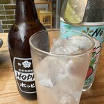 大衆食堂みゆき - ボトルホッピー白割りで