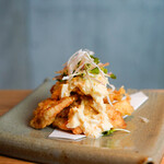 焼鳥やおや - とり天-新生姜タルタル-