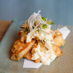 焼鳥やおや - とり天-新生姜タルタル-