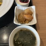 CHINESE DINING 瑞 - 中華スープ・みそじゃが・ミルクプリン