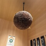 鮨・酒・肴 杉玉 - ミラーボールのような杉玉ちゃん