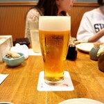 梁 - 生ビール