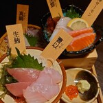 三陸鮮魚と炭焼牛たん かっこ - 