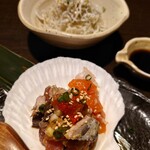 三陸鮮魚と炭焼牛たん かっこ - 