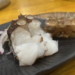 炉ノ鳥 - 藁焼きの蛸はとっても香り高い。すっぽんと松茸の煮凝りも美味しかった。