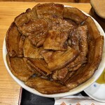 ぶた丼のとん田 - バラぶた丼(バラ12枚・味噌汁付き) ライス(+150g)·肉(+6枚)大盛