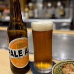 お好み焼き しみづ - 箕面ビール  ペールエール  ホップが強く柑橘系の爽やかさ