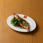 ガーリックスチームプラウン　〜有頭大海老のガーリック蒸し〜