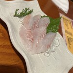 はこだて ふさや - ババカレイの刺身