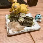 大衆酒場さんま - かっぱ巻き　165円(税込)   ※意地でも、店には儲けさせん！　※そんな思いで、頼んだら、なかなか出て来ず、問い合わせまでしたよ