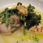 アロマフレスカ - 鮃と地蛤、冬野菜のココット焼き