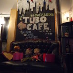 TUBO CAFE - 店内入り口の看板