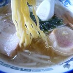 食堂 志らいわ - 塩ラーメンの麺