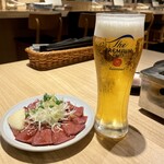 ビーフ鈴木 - ビールにハツ