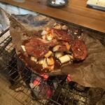 大松家 - 鴨肉 朴葉焼（ほうばやき）