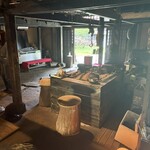 大松家 - 店舗入り口 中から