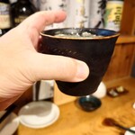 魚男 - 焼酎グラスは小さめ