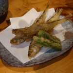 魚男 - 生ししゃも天麩羅