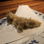 ワインと天婦羅 あら木 - 秋田県産舞茸