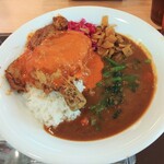 すき家 - 料理写真:ほうれん草バターチキンソースカレー