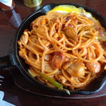 凱旋 - 2025年8月11日　鉄板ナポリタン（ケチャップ）