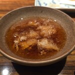 ワインと天婦羅 あら木 - この天つゆの大根が美味しすぎ