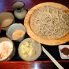 사사쿠라 - おしぼりそば大盛、くるみだれ、ざるつゆ