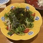 おねぎや - 葱ちょれサラダ　【海苔の香りがふんふん】