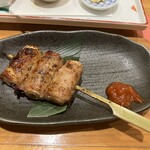おねぎや - 軟白ねぎの豚肉巻串　【この手はウマいでしょ】