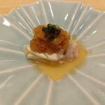 焼うおいし川 - クエのしゃぶしゃぶ