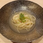 焼うおいし川 - アサリ出汁の冷麺