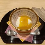 焼うおいし川 - 杏仁豆腐マンゴーピューレ
