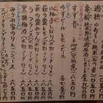 なごみ康 - アルコールメニュー　2025.7