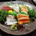 居酒屋 権兵衛 - 本日の鮮魚５点盛り