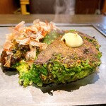 たぴおか食堂 - すじねぎ焼（ソース＆マヨポン）