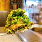 たぴおか食堂 - すじねぎ焼アップ