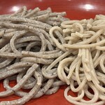 酒肴 佐々山 - 2種の手打ち蕎麦。