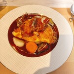 ranpu ＋ - オムライス全体。ゴロゴロお野菜いっぱい。