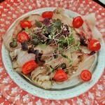 ビストロ マキムシ - 近海メカジキ自家製生ハム1,200円