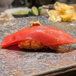 鮨 からす - 本鮪赤身漬け