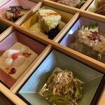 Kurori DINING - 右下・ゴーヤつくだ煮．