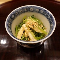 新ばし 笹田 - 壬生菜とお揚げ