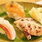 すし いわ - ★追加 南蛮海老おかわり、金目鯛、のどぐろ