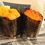 すし いわ - うにいくら