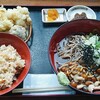 きのこ王国 - 天そばセット（冷）全景
