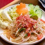 青パパイヤのサラダ