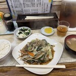 お食事 樹 - レバニラ炒め定食