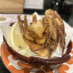 回転寿司 旬花 - ゲソ天ぷら