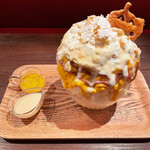 キャラメルカスタードプディングかぼちゃパイ