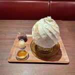 アップルピスタチオの焼き氷